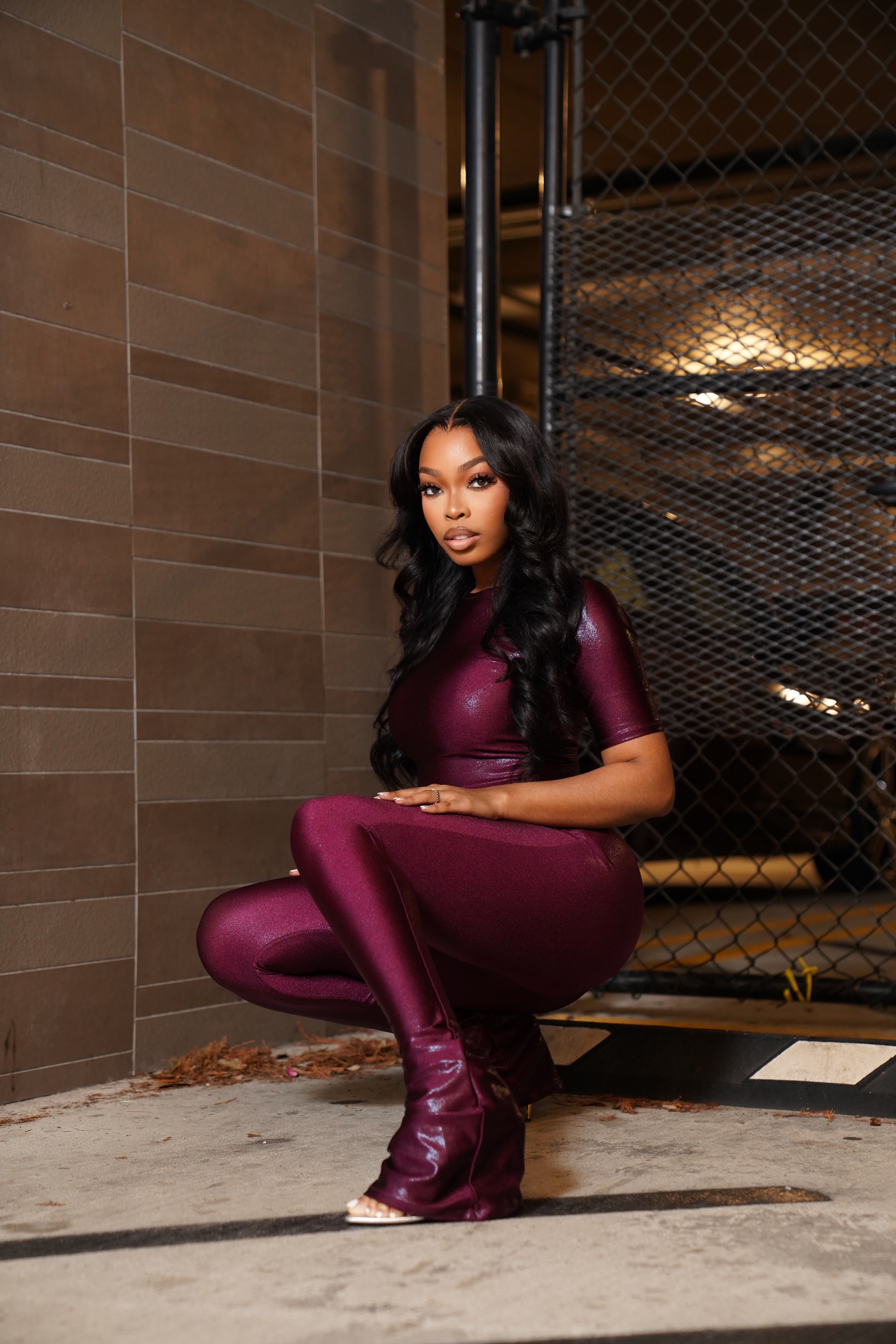 FVME Metallic Pants Set