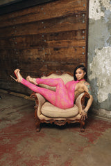 Privé Lace Jumpsuit - Rose