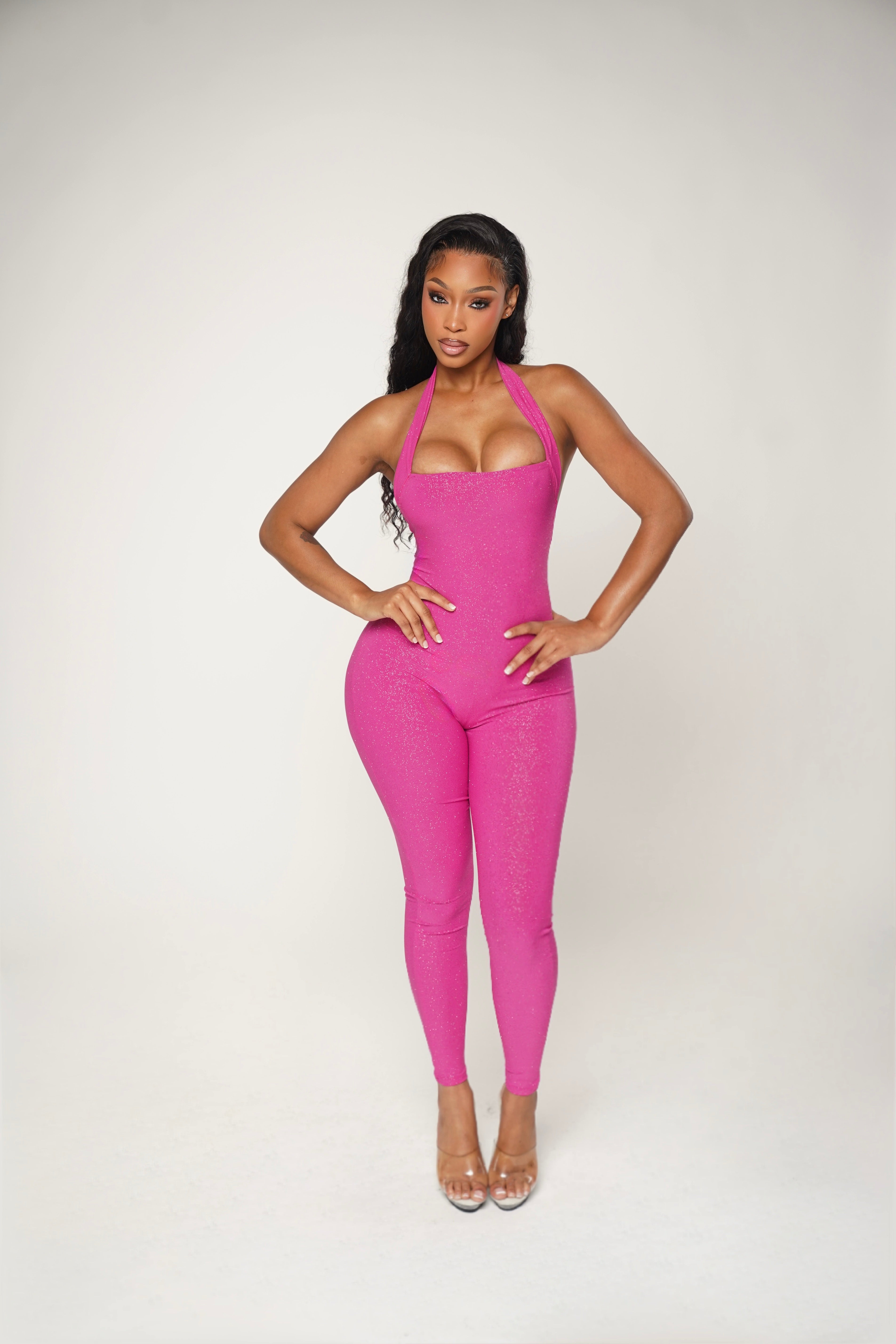Stardust Jumpsuit - Pink