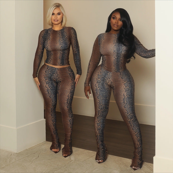 Strike Pants Set - Brown