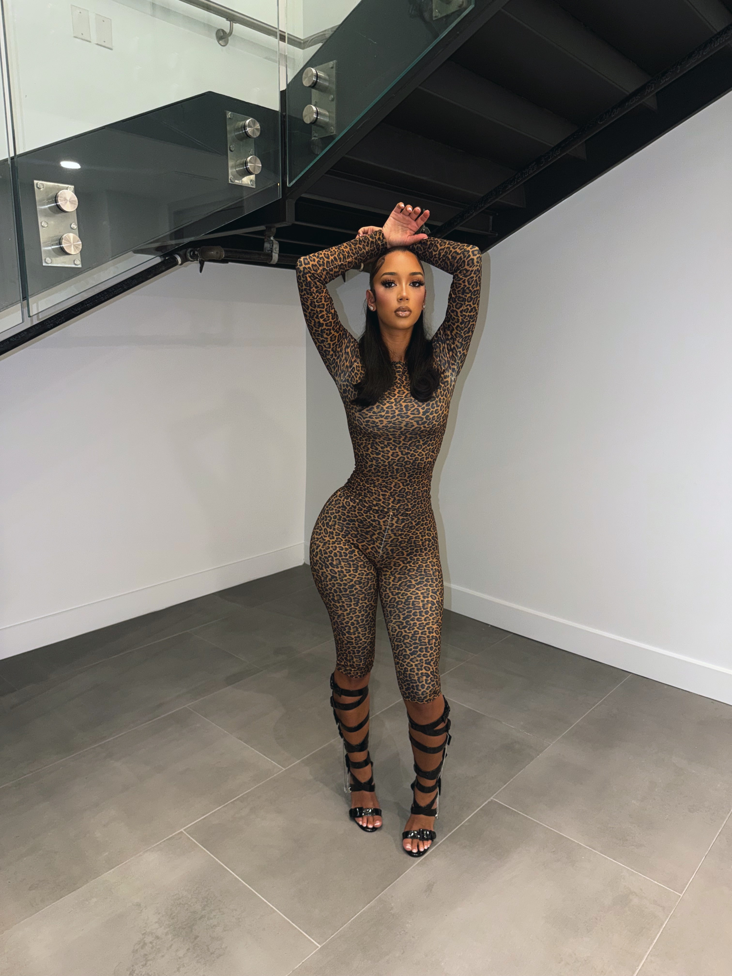 Leopard Kapri Set