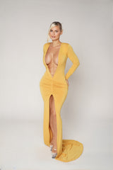 Muse Dress - Mustard