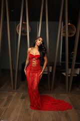 Beautifulll Birthday Dress - Red (Read Description)