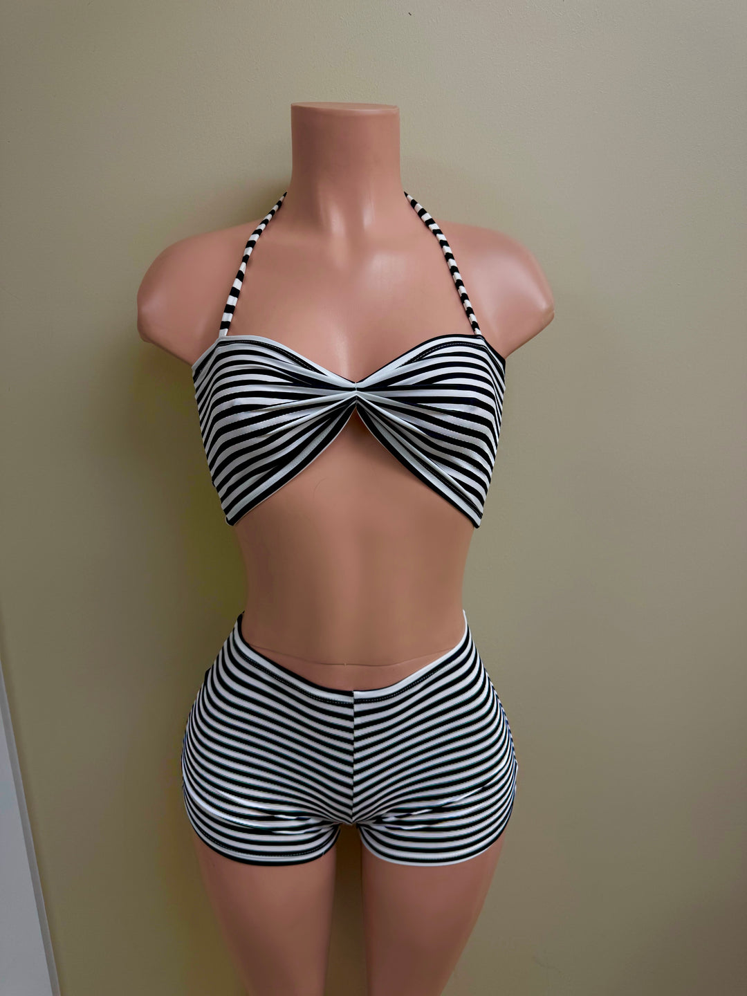 Euro Stripes Short Set
