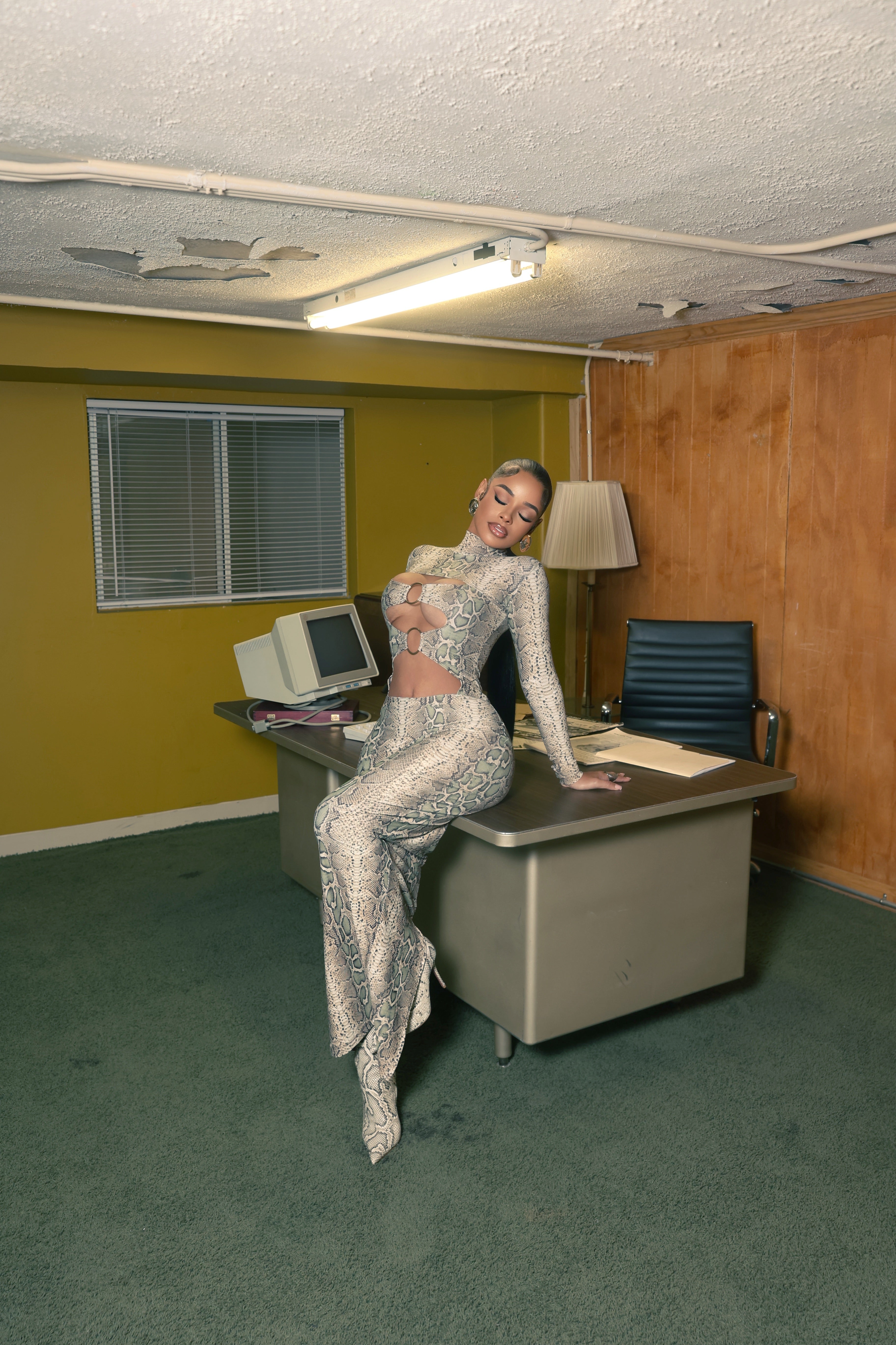 Toxic Temptation Dress - Green