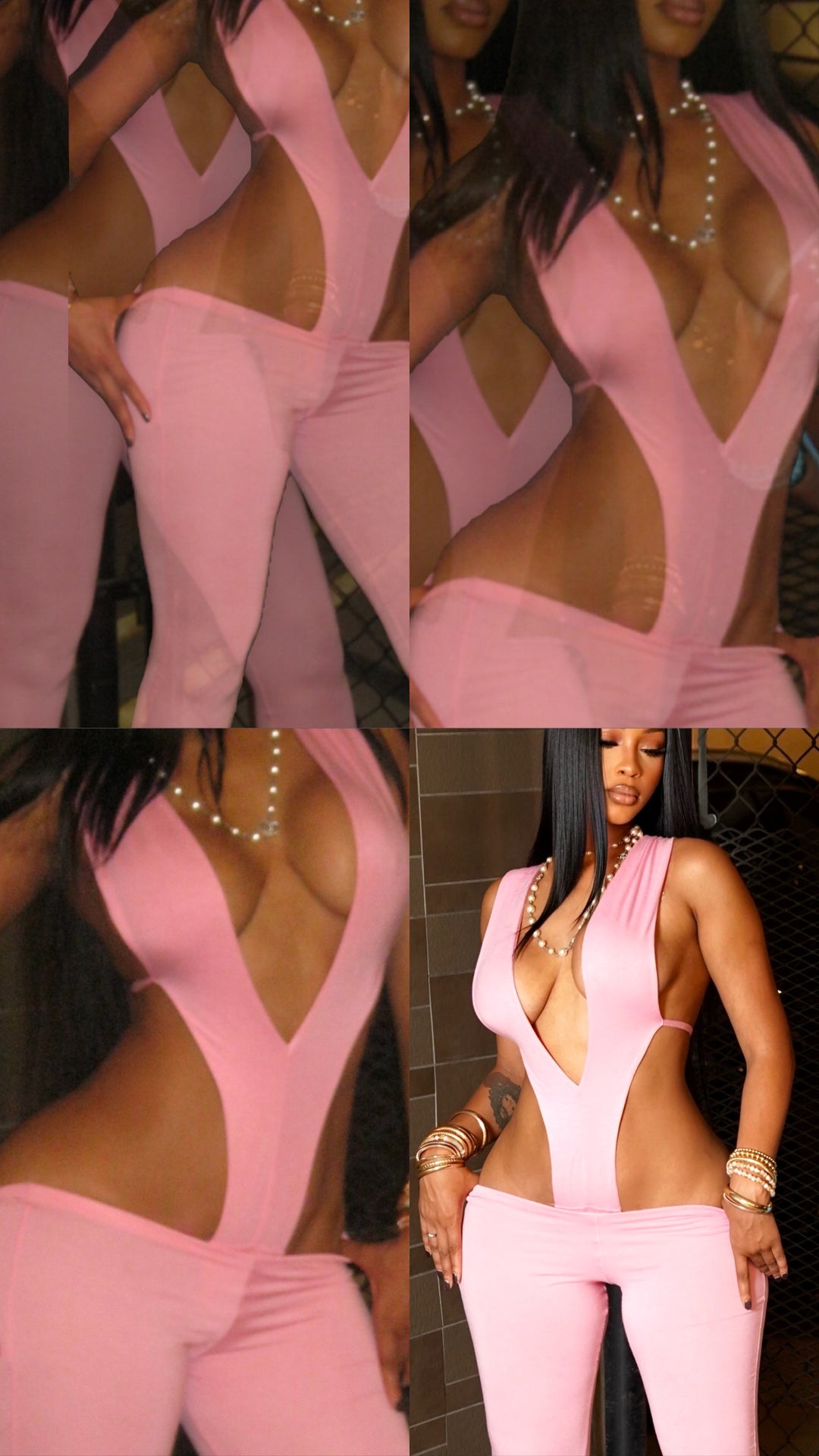 Heather Set - Pink