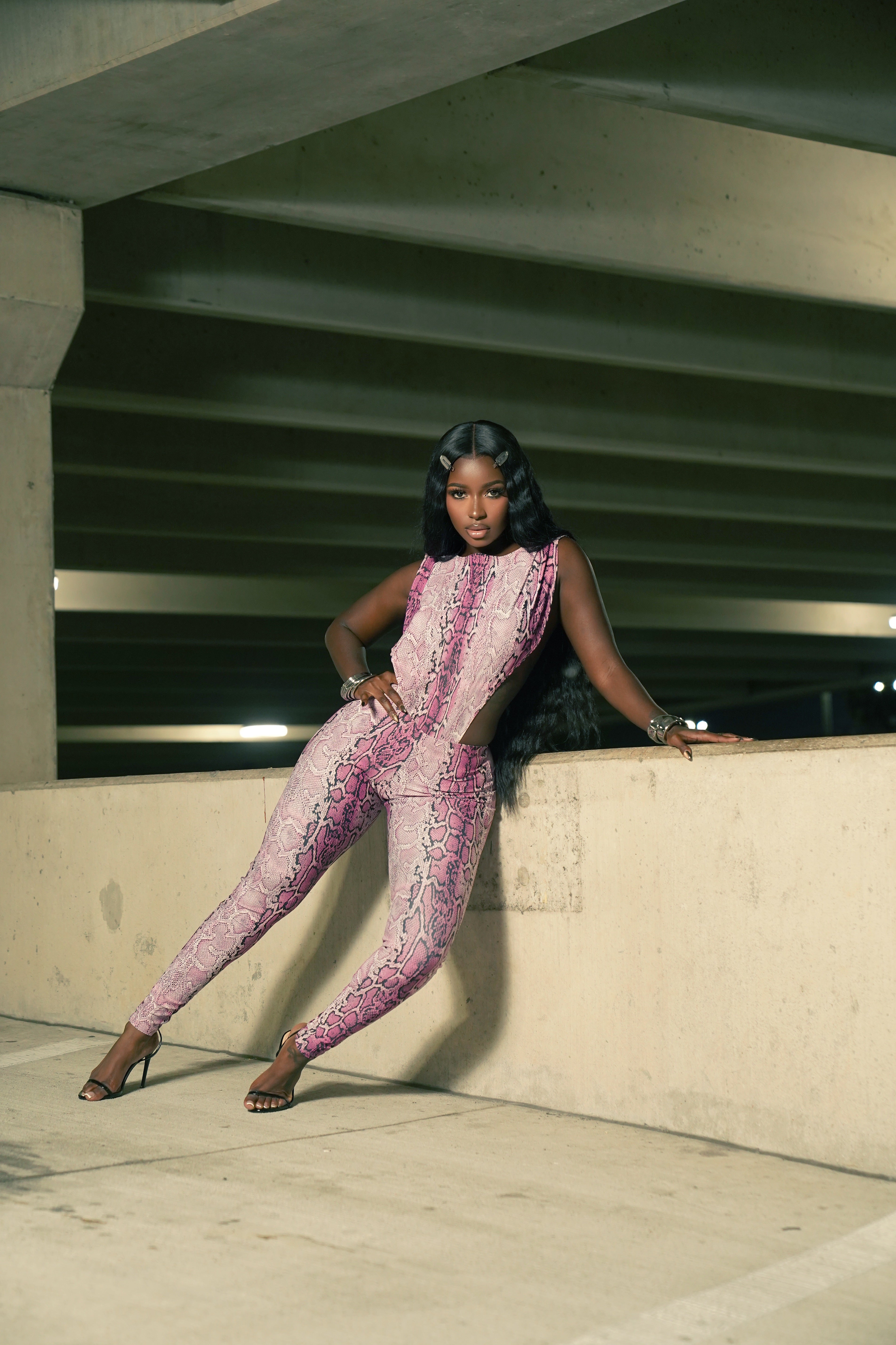 Viper Pants Set - Pink