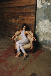 Privé Lace Jumpsuit - Lilac