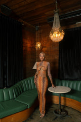 Toxic Temptation Dress - Orange