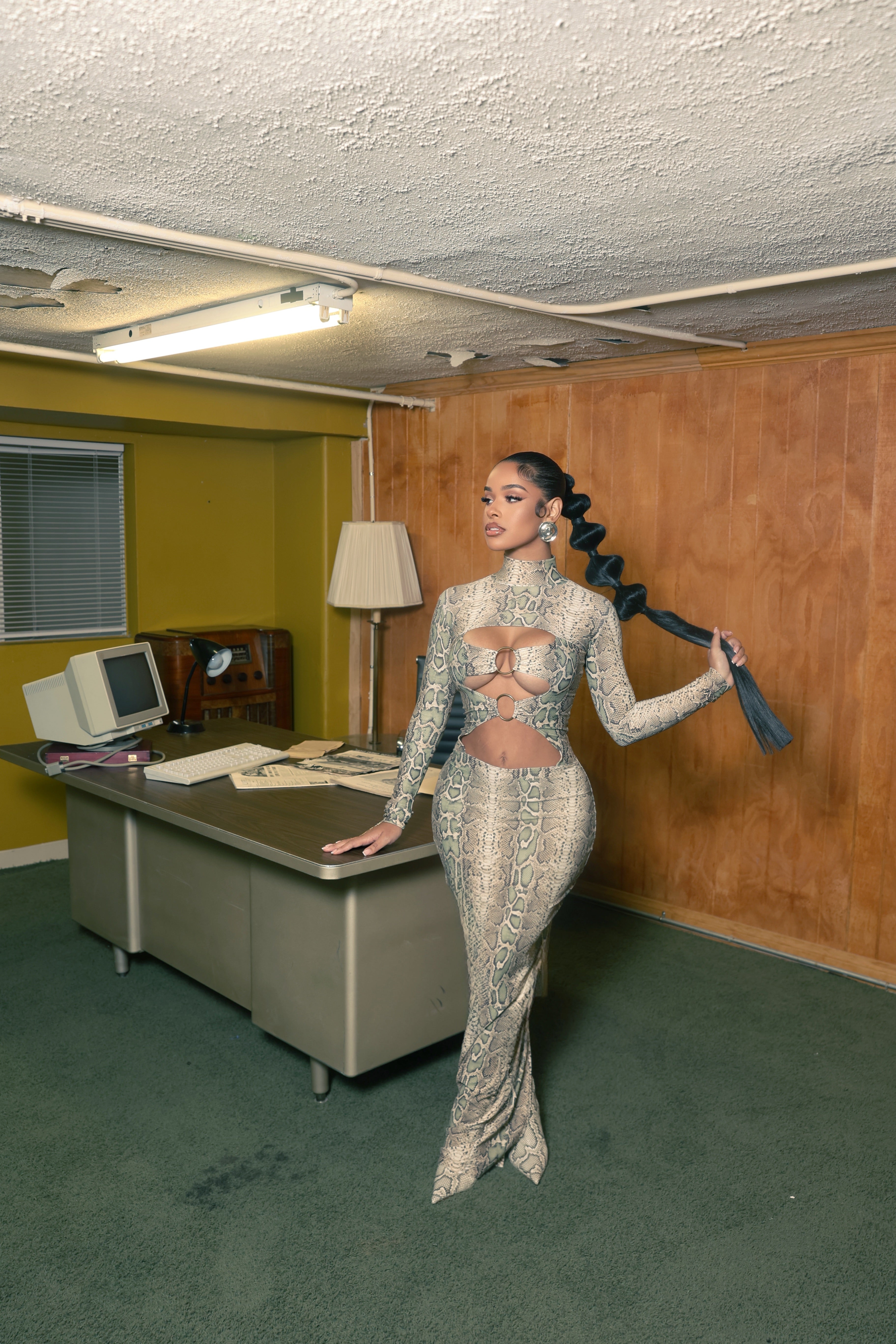 Toxic Temptation Dress - Green