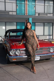 Privé Lace Jumpsuit - Olive