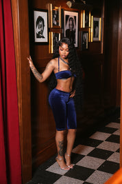 Blue Velvet Set