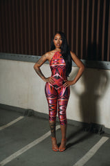 Puchē Jumpsuit - Red