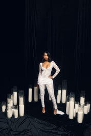 Valerie Jumpsuit - White